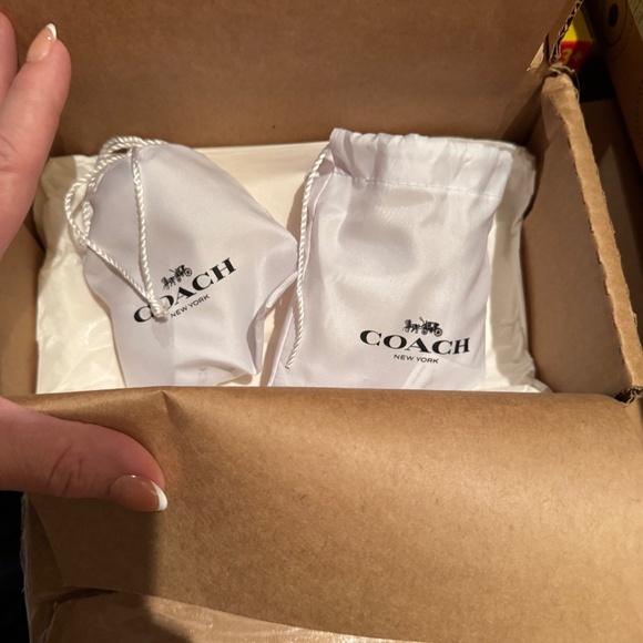 NWT Coach Short Jewelry Chain Strap - Yellow - Picture 7 of 7